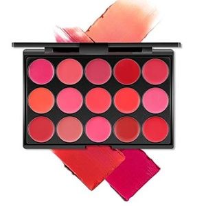 Aikido 15 Colour Cream Lip Gloss Palette Matte Lipstick Makeup Kit Beauty Set